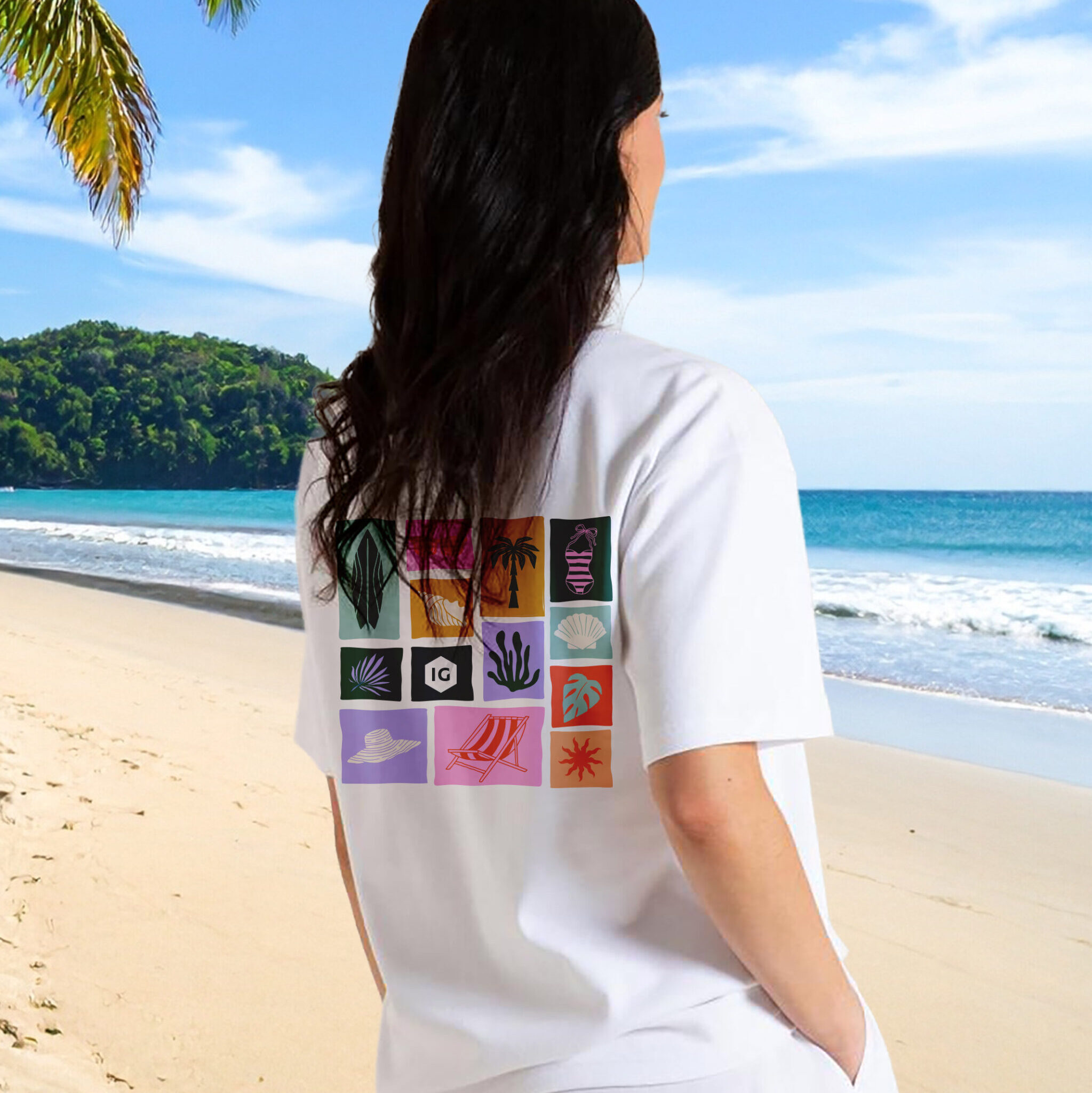 Women's Summer Tee - Beachy Daze