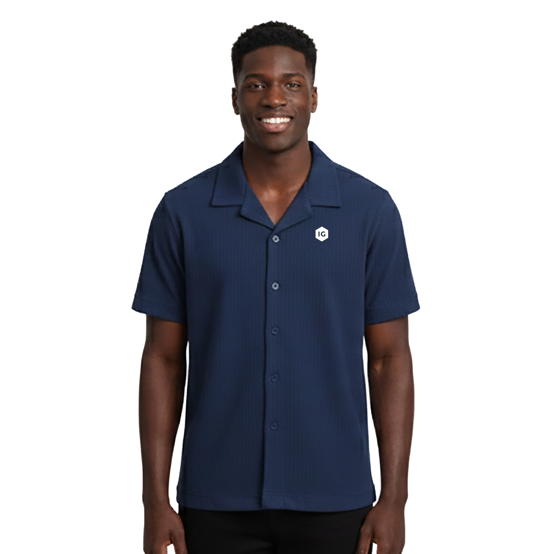 Knit Button Down Shirt