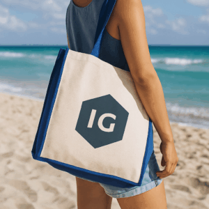 Cotton Summer Tote Bag