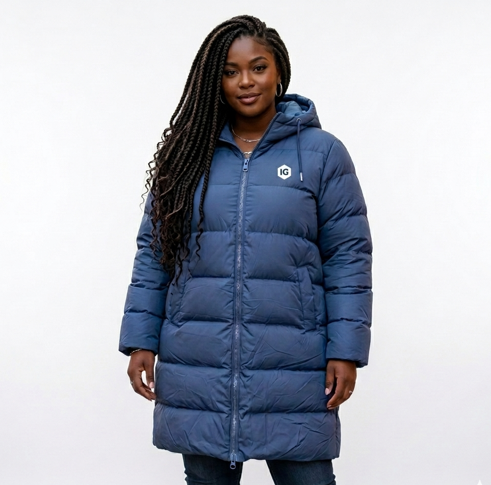 Unisex Longline Puffer Jacket
