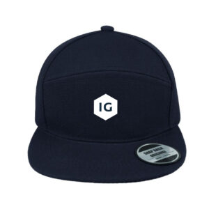 Navy Snapback Cap